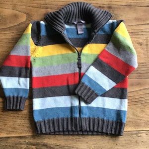 Boys zip up sweater